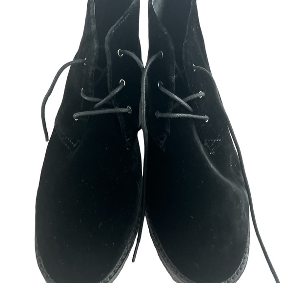 Mark Fisher LTD Dixie Black Velvet Shoe boots - Picture 3 of 11